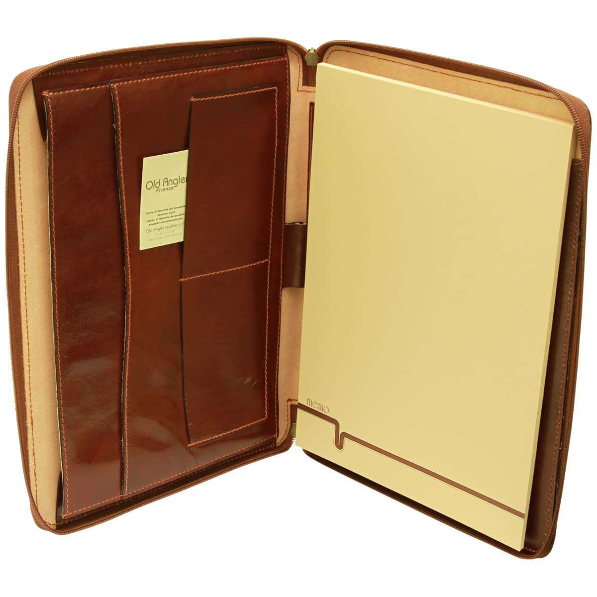 Cowhide leather portfolio - Brown  | 059405MA US | Old Angler Firenze