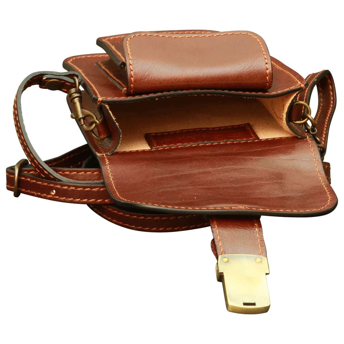 Leather Belt Piece - Brown | 077305MA UK | Old Angler Firenze