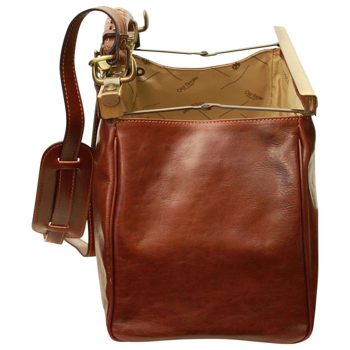 Leather bag - Brown | 084805MA UK | Old Angler Firenze