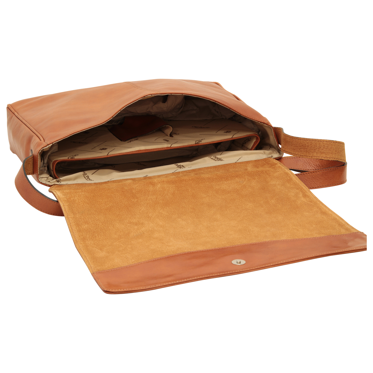 Cowhide Leather Messenger Bag - Colonial | 213189CO US | Old Angler Firenze