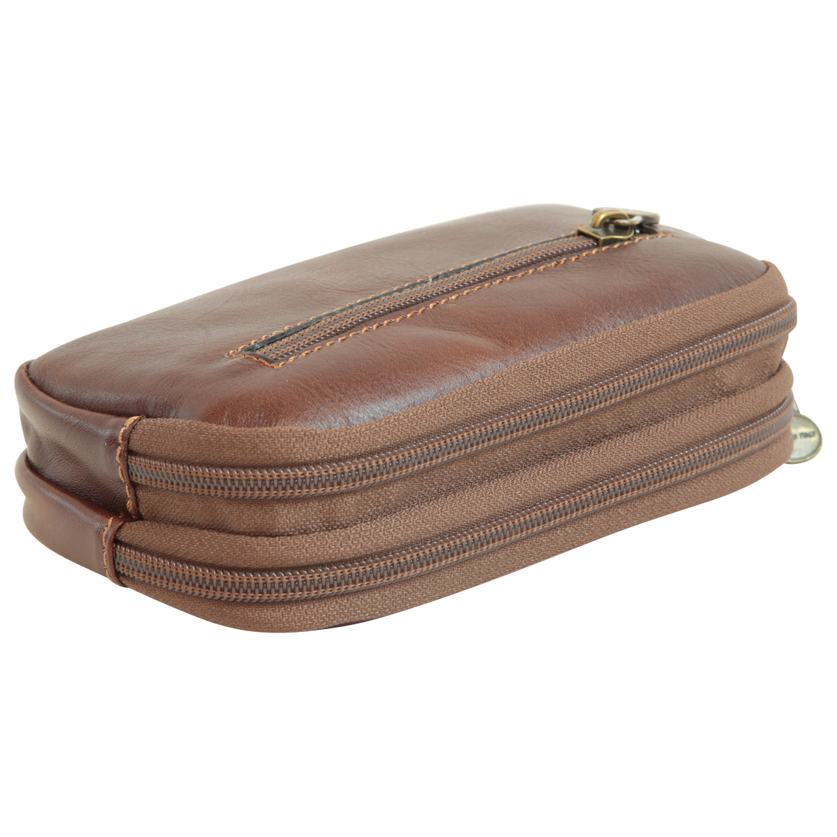 leather belt bag - brown | 413389MA | EURO | Old Angler Firenze