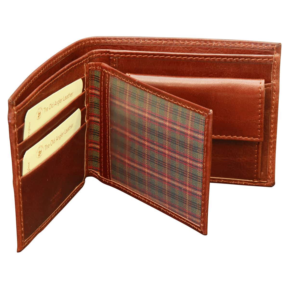 Vachetta Leather Bifold Wallet - Brown | 800405MA UK | Old Angler Firenze