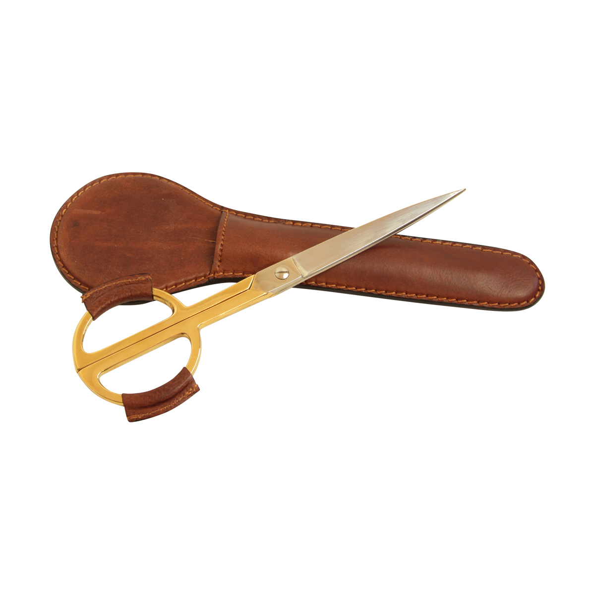Leather scissors holder | 753605MA | EURO | Old Angler Firenze