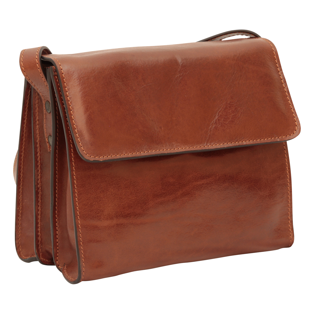 Full grain calfskin shoulder bag  | 209305MA UK | Old Angler Firenze